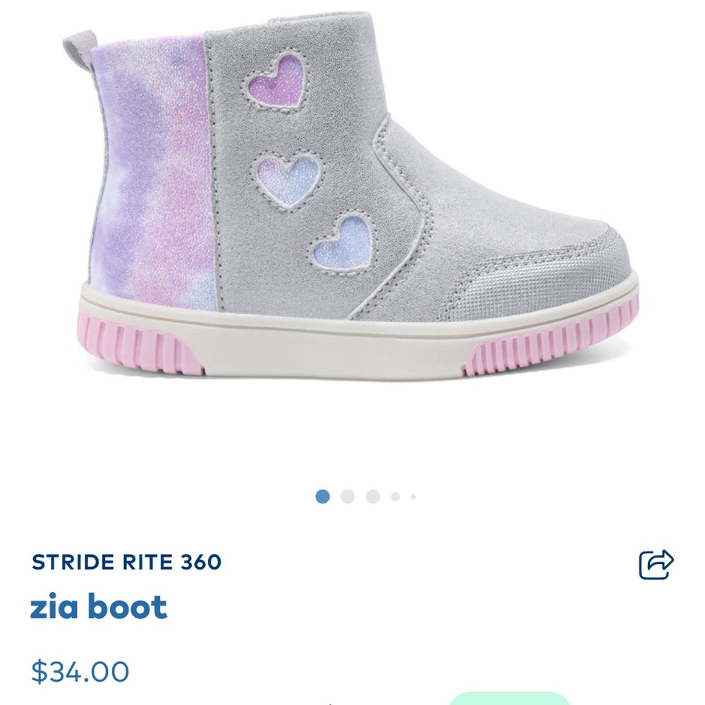 Stride Rite 360 Zia Boot - little girls